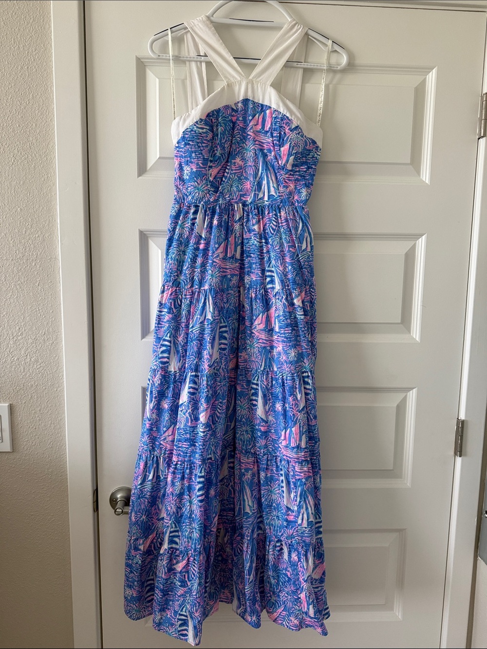 Lilly Pulitzer Jennette cotton maxi dress - it’s a sailabration